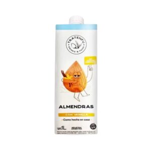 Leche de almendras con Vainilla SIN AZUCAR 1 L. Tratenfu x 1 caja (8 u)