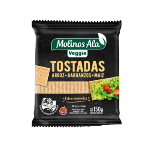 Tostadas Veggie de Arroz y Garbanzos 150 gr. Molinos Ala