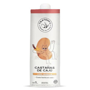 Leche de Cajú x 1L. Tratenfu  x 1 caja (8 u)