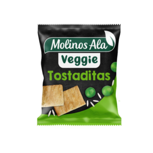 Tostaditas Veggie Arroz y Arvejas 100gr. Molinos Ala