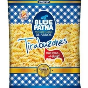 Fideos de Arroz Tirabuzones Arroz Blue Patna x 500 g SIN TACC